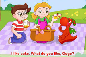 I like cake. What do you like, Gogo?
