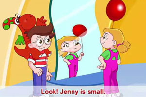 Look! Jenny is small.