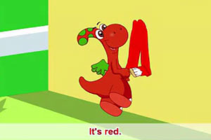 It's red.