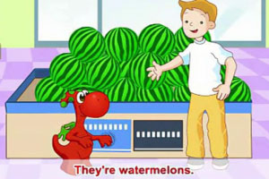 They're watermelons.