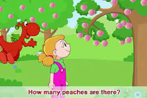 How many peaches are there?