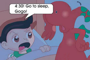 4:30! Go to sleep, Gogo!