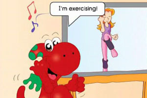 I'm exercising.