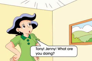 Tony! Jenny! What are you doing?