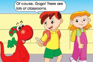 Of course, Gogo! There are lots of classrooms.