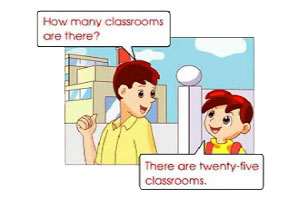 There are twenty-five classrooms.