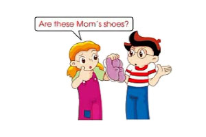 Are these Mom's shoes?