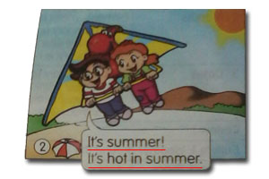 It's summer! It's hot in summer.