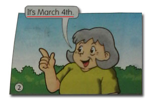 It's March 4th.