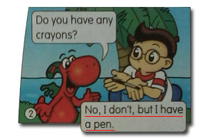 No, I don't, but I have a pen.