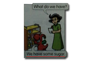 We have some sugar.