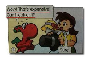 Wow! That's expensive! Can I look at it?