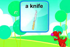 a knife