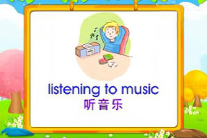 listening to music