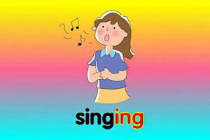 singing
